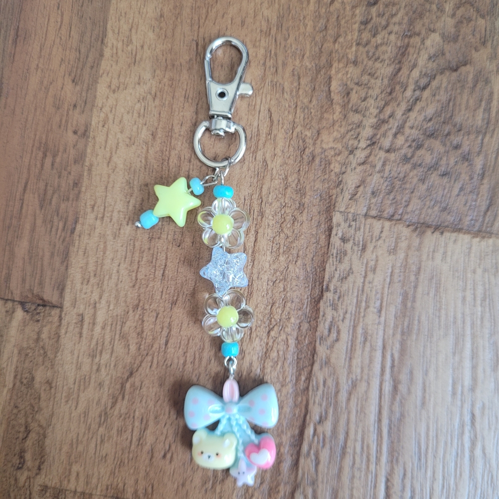 New Cute Pastel Backpack or Purse Charm